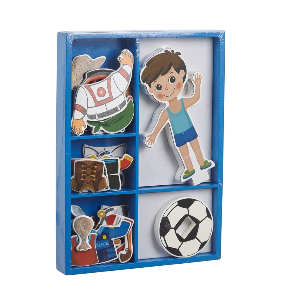 Boy magnetic dress up doll